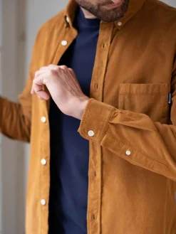 Sur-chemise velours côtelé bio