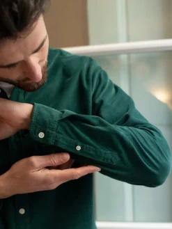 Sur-chemise velours côtelé bio