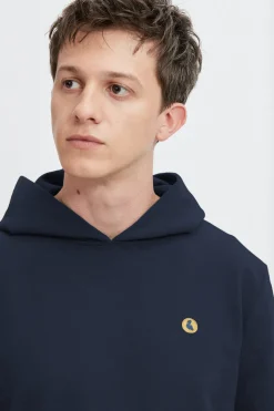 Sweat capuche bleu foncé