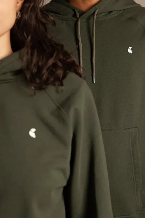 Sweat capuche Jungle Green