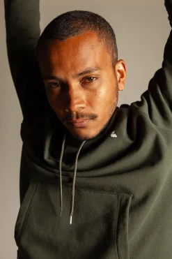 Sweat capuche Jungle Green