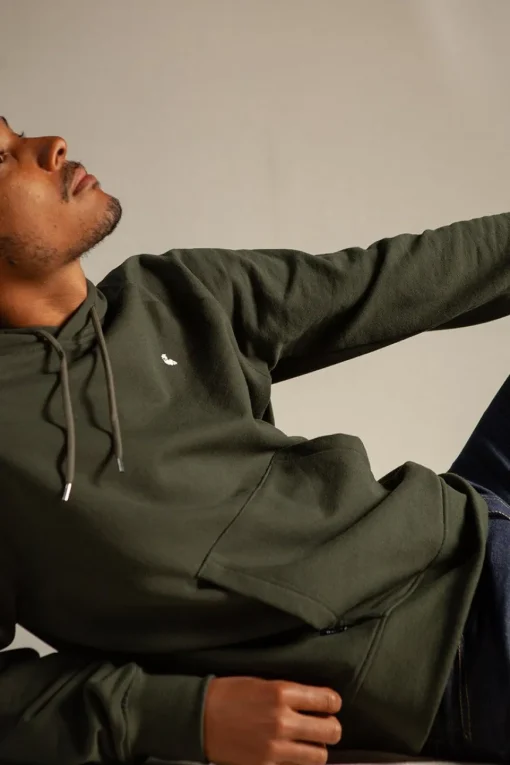 Sweat capuche Jungle Green