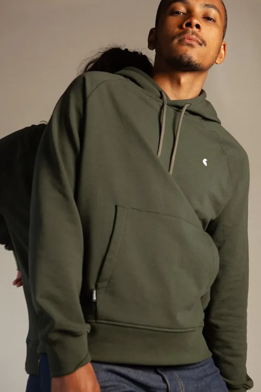 Sweat capuche Jungle Green