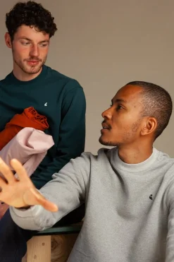 Sweat col rond Aluminio