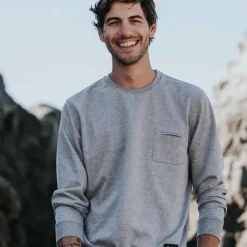 Sweat recyclé Océan gris