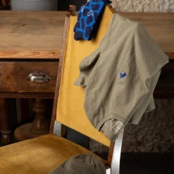 Tee-shirt brodé kaki