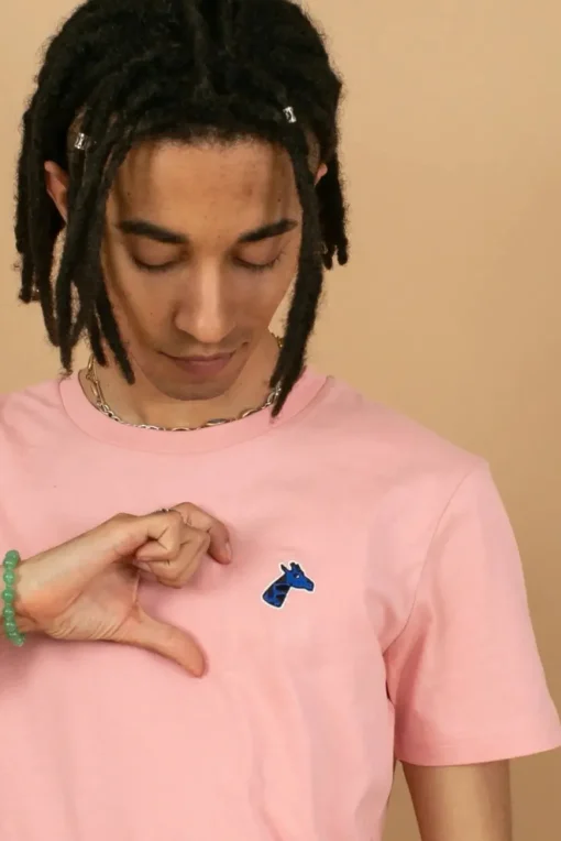 Tee-shirt Girafon Rose