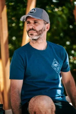 T-shirt After Tee Bleu