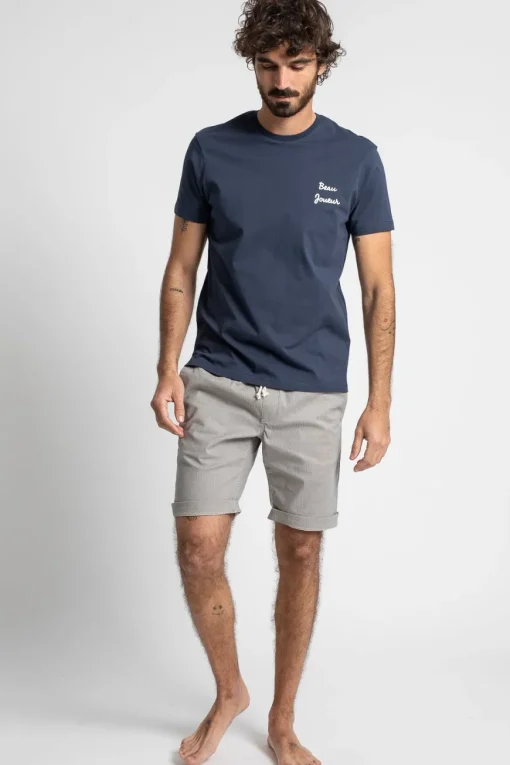 T-shirt Beau bleu
