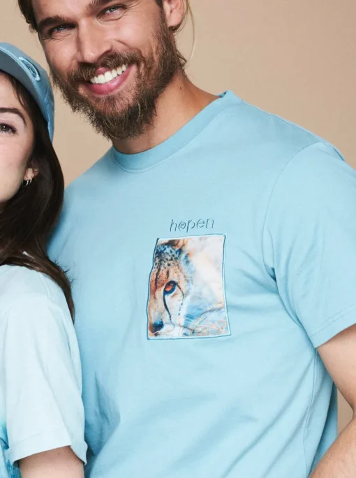 T-shirt bio imprimé Cheetah
