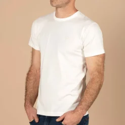 T-shirt blanc coton Pima bio