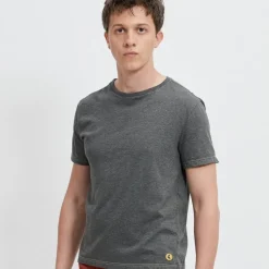 T-shirt chiné foncé