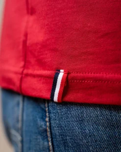 T-shirt Diagonal Bleu, Blanc, Rouge