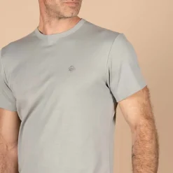 T-shirt gris coton Pima bio