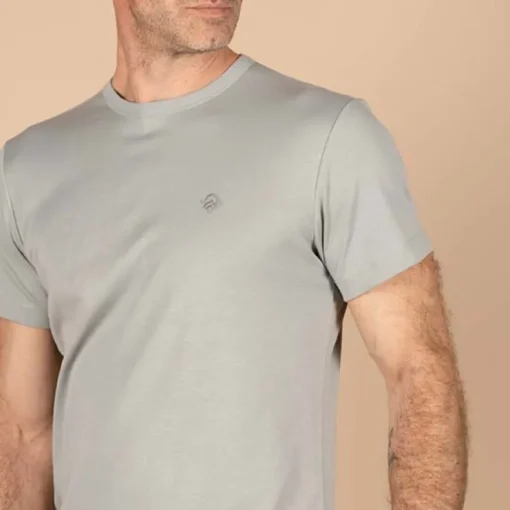 T-shirt gris coton Pima bio