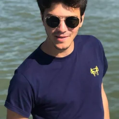T-shirt Léon bleu marine