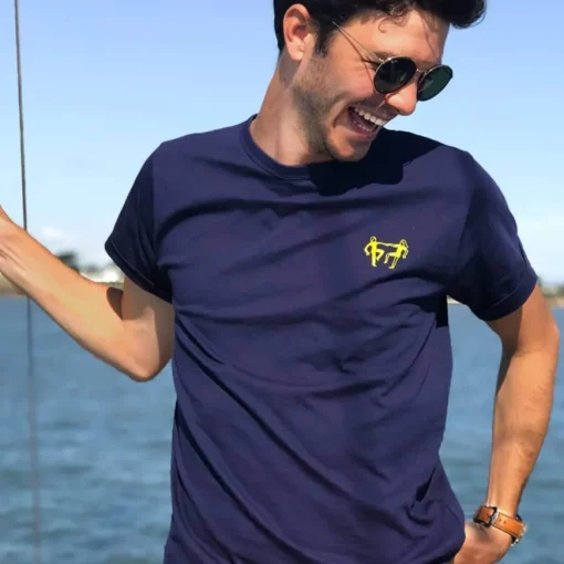 T-shirt Léon bleu marine