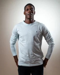 T-shirt Manches Longues Bleu Ciel