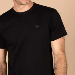 T-shirt noir coton Pima bio