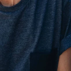 T-shirt recyclé Océan bleu