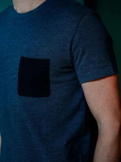 T-shirt recyclé Océan bleu