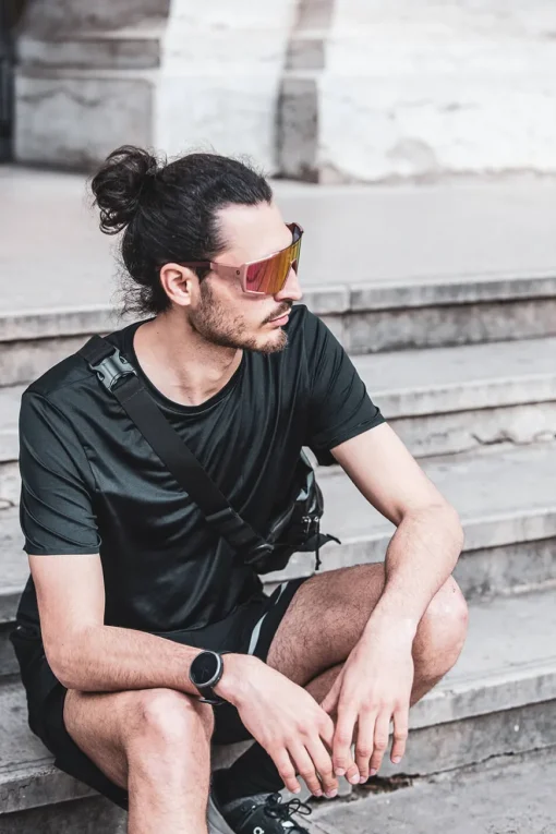 T-shirt sport Wild Tee Noir