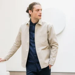 Veste Bleu Crème