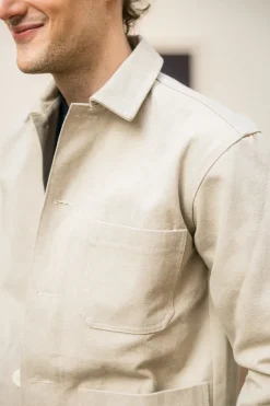 Veste Bleu Crème
