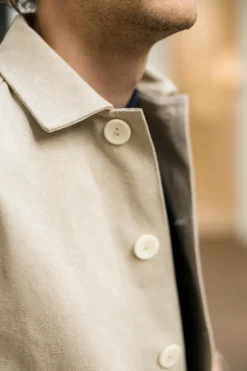 Veste Bleu Crème