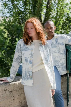 Veste Bleu Oberkampf bleu