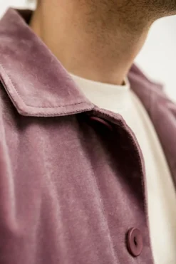 Veste Bleu Velluto Parme