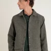 Veste Palermo Dark green herringbone