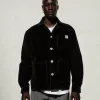 Veste velours côtelé black
