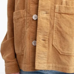 Veste velours côtelé camel