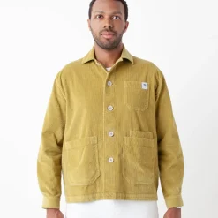 Veste velours côtelé kaki