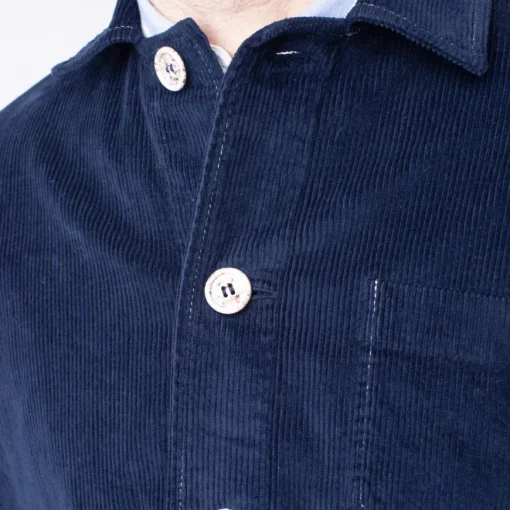 Veste velours côtelé navy
