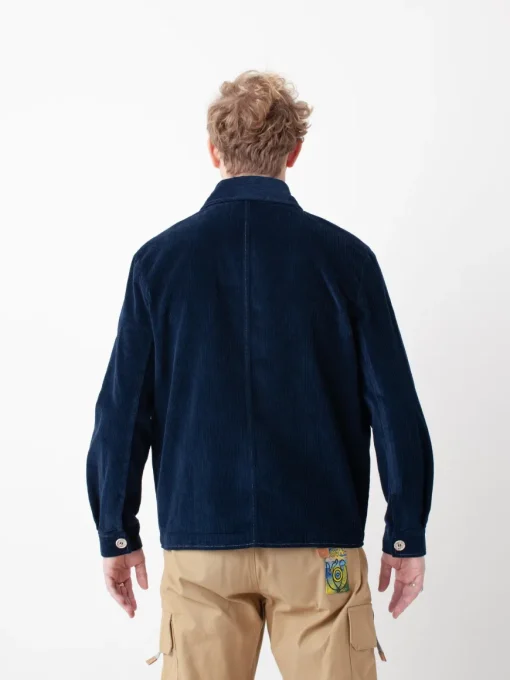 Veste velours côtelé navy