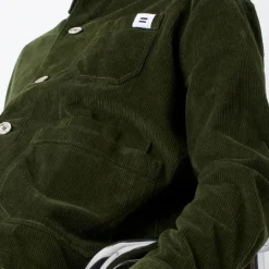Veste velours côtelé olive