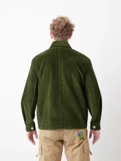 Veste velours côtelé olive