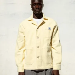 Veste velours côtelé vanille