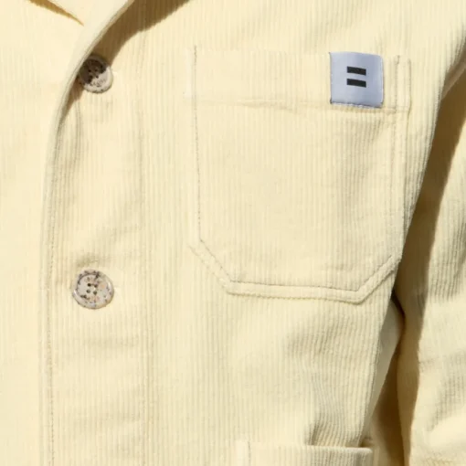 Veste velours côtelé vanille