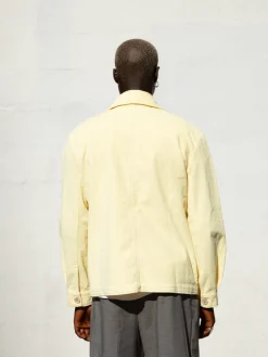 Veste velours côtelé vanille